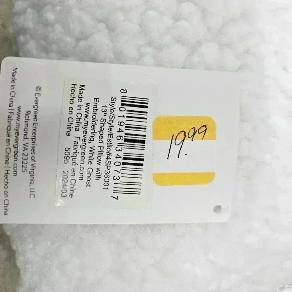 NWT! Ghost pillow!